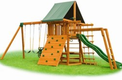 Why Eastern Jungle Gym Wooden Swingsets - MA